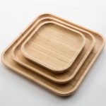 سینی مربع بامبو کد355