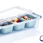 ظرف 4 خانه درب دار