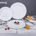 بشقاب چینی تخت