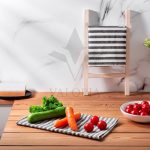 دستمال جفتی راه راه والریا 576