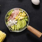 تابه پيركس دسته چوبي