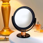 آیینه ارایشی مشکی کد557