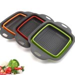 سبدابکش تاشو سیلیکونی hobbylife کد174