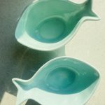 ظرف دوعددی ماهی رنگی کد345