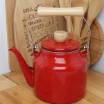 کتری لعابی ۲/۵ لیتری قرمز