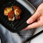 تابه سرامیکی دسته دار مشکی کد186