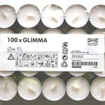 شمع وارمر 100 عددی ایکیا glimma کد 025