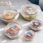 ظروف سیف لاک گرد ده پارچه اصلی