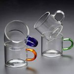 دست ۶ عددی قهوه خوری دسته رنگی کد782