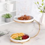 استند دو طبقه مزه خوری سرامیک کد1035