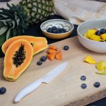 چاقوی اشپزخانه سرامیکی دسته رنگی