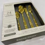 ست قاشق چنگال طلایی لوکس دنی هوم