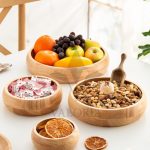 کاسه چوبی گرد کد1008-1009-1010-1011