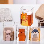 ماگ پیرکس مربعی حیوانات گوگولی کد252