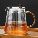 قوری کلزیوم ۸۰۰ میل دسته طلایی کد1161