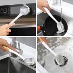 فرچه سیلیکون دسته بامبو بلند