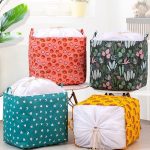 سبد رخت چرک درب دار