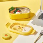 ظرف غذای دوخانه داخل استیل جوجه