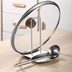 استند قاشق و درب قابلمه استیل وارداتی