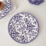 پیش دستی سنتی گل ابی وارداتی