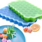 قالب یخ سیلیکونی درب دار hexagonal دو عددی