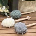 لیف الیاف دسته چوبی fangfangyu