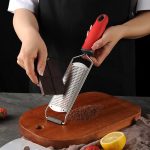 رنده سیر و شکلات دسته چوبی