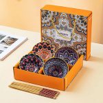 پیاله ۴ عددی جعبه دار با چاپستیک