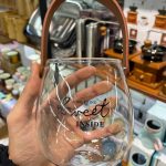 ظرف یخ ، جاشمعی و گلدان چندمنظوره پیرکس دسته چرمی ترک