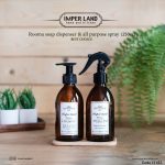 ست جامایع و اسپری شیشه ای imper