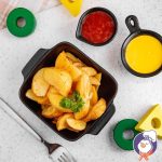 تابه مشکی مربع مناسب فر danny home