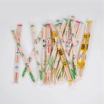 چاپستیک جفتی بامبو گلدار