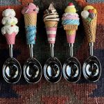 اسکوپ بستنی بزرگ طرح دار