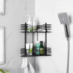 سه گوش حمام مشکی ضدزنگ