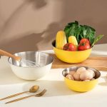 کاسه استیل رنگی مدرج