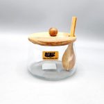 قندان / شکرریز درب چوبی