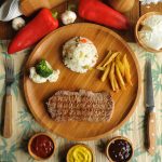 بشقاب بامبو وارداتی قطر ۲۰ سانتی متر