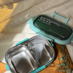 ظرف غذا داخل استیل دوخانه