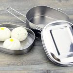 ظرف غذا استیل دوطبقه