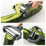 پوست کن چرخشی ۳ تیغه