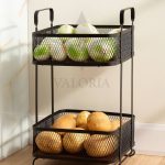 جا پیاز سیب زمینی مربعی دوطبقه