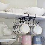 استند فنجان فلزی مقاوم سفید