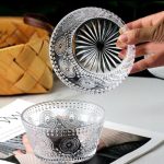 ست ۶ تایی پیاله دسرخوری بلور