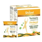 ساشه ۱/۸۴ گرمی چای سبز و زردچوبه shazel