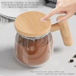 ماگ پیرکس همزن دار‌چرخشی