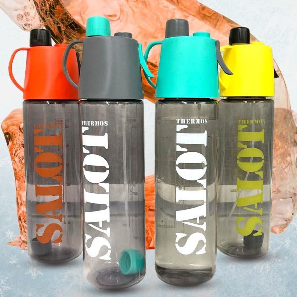 قمقمه اسپری دار شفاف