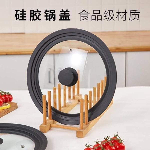 درب قابلمه سيليکوني 18-20-22 سانت f5