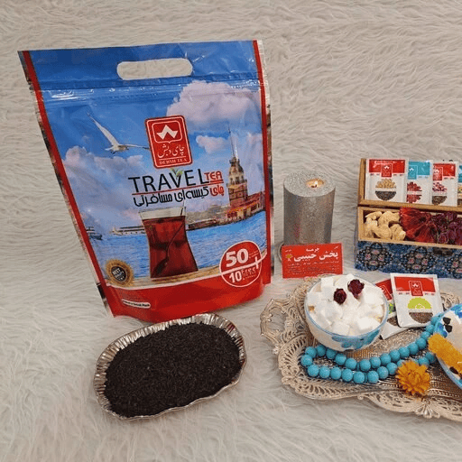 چاي کيسه اي دبش مسافرتي 60 عددي