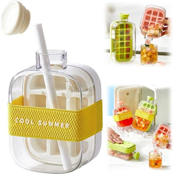 قمقمه جا يخ دار سيليکونی دو تکه Y71