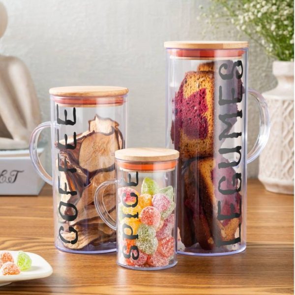 بانکه آکام دسته دار درب بامبو کوچک